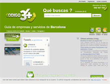 Tablet Screenshot of barcelona.codigo34.es